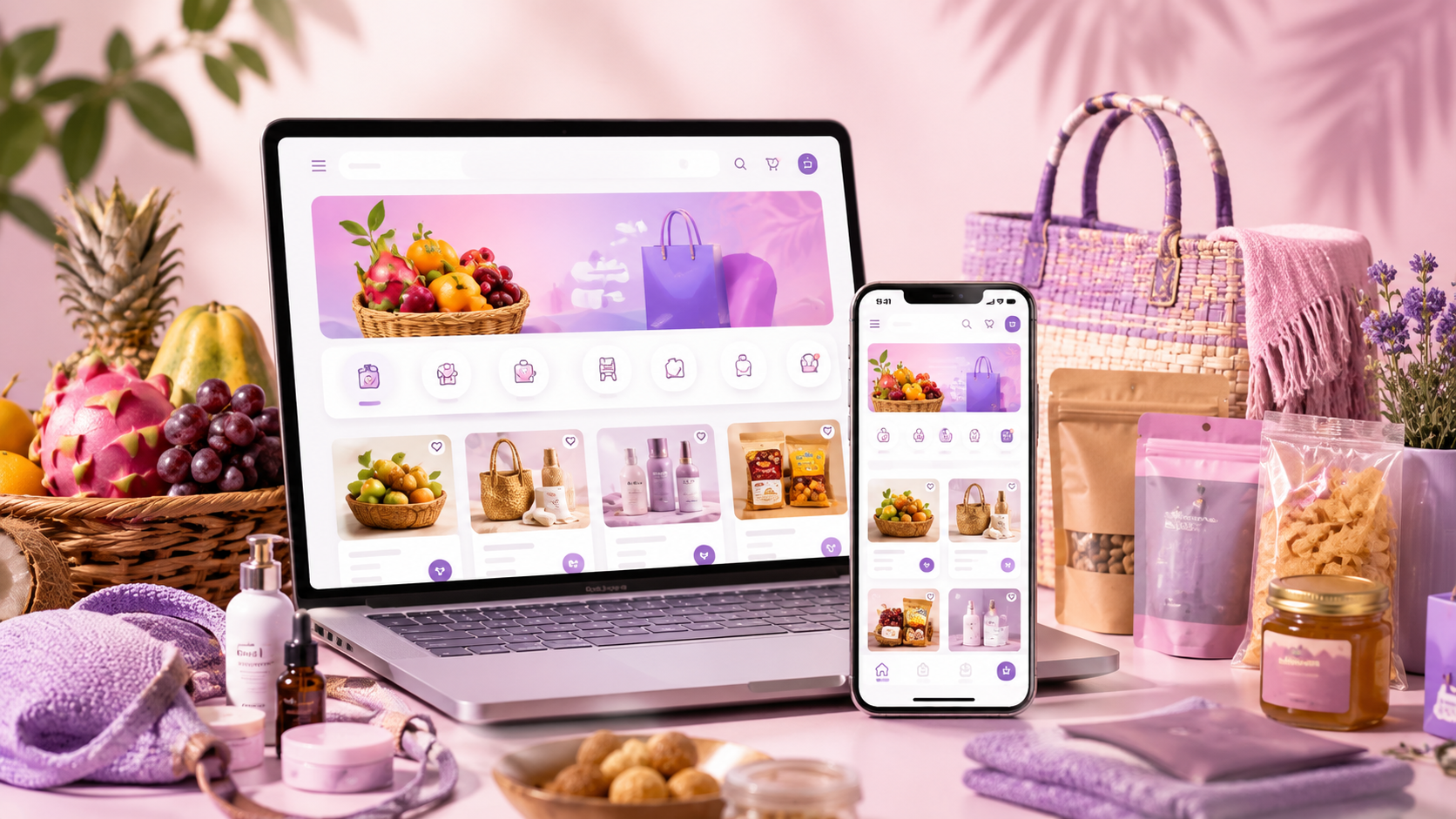 Visual NusaMart marketplace mobile