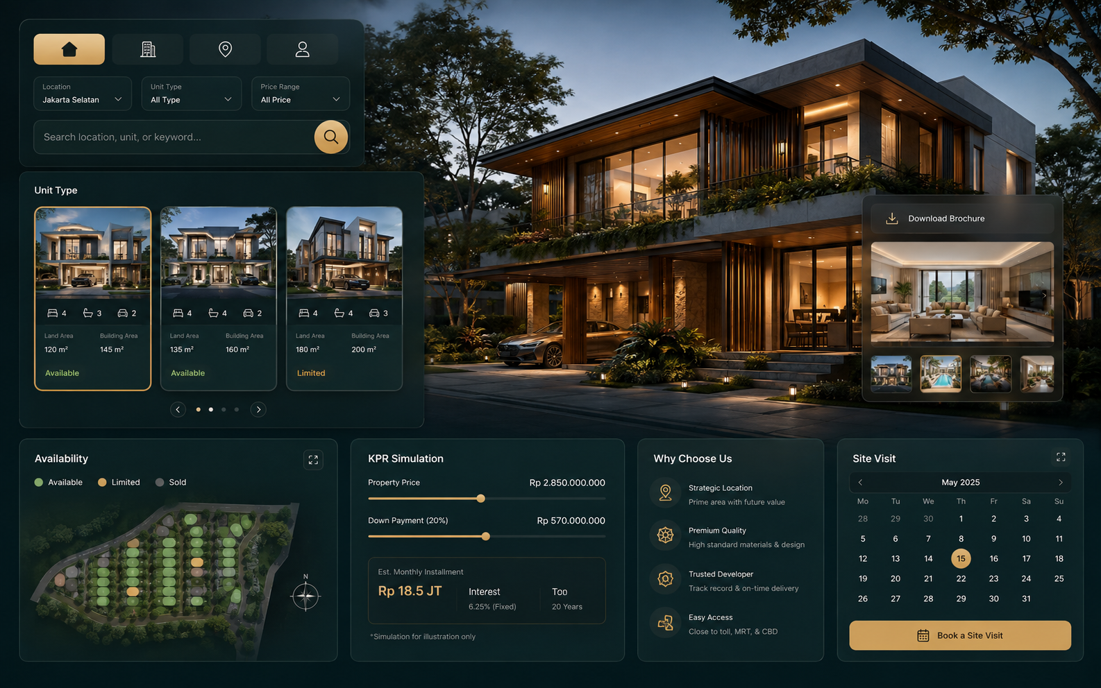 Visual Storefront Naraya Residence Property